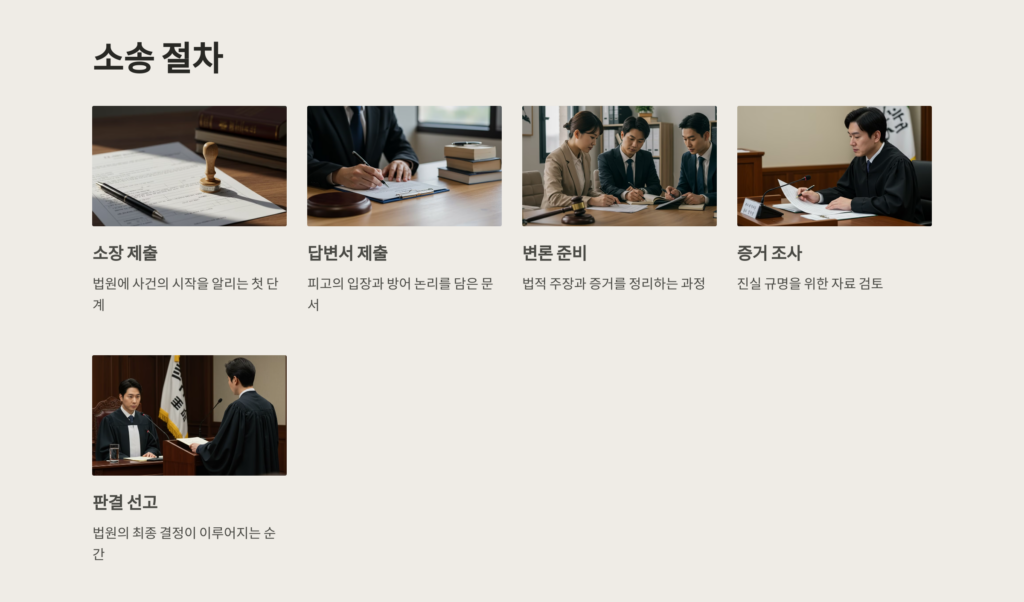 손해배상 소송 절차