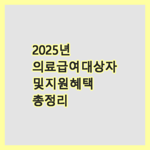 의료급여
