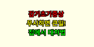 감기초기증상