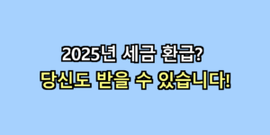 세금환급