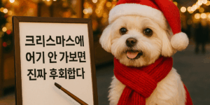 크리스마스에 여기