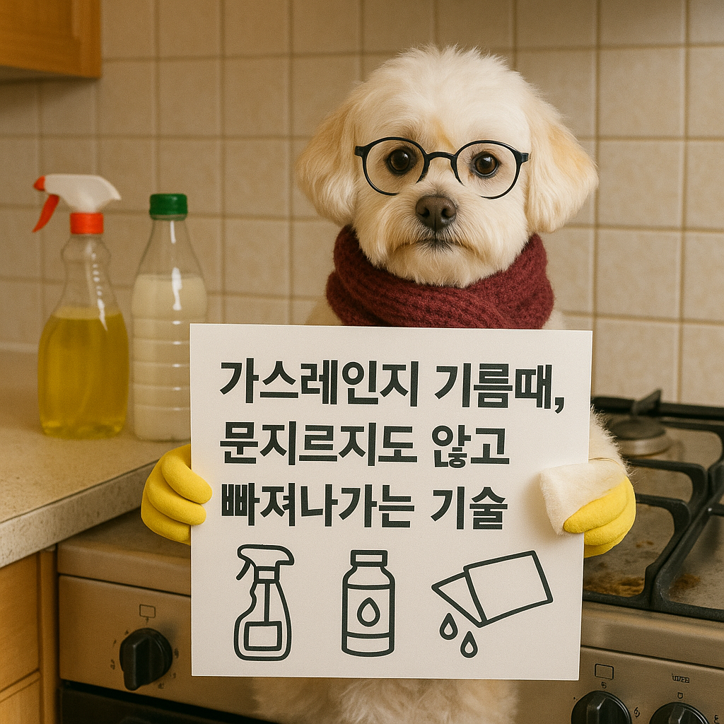 가스레인지 기름때