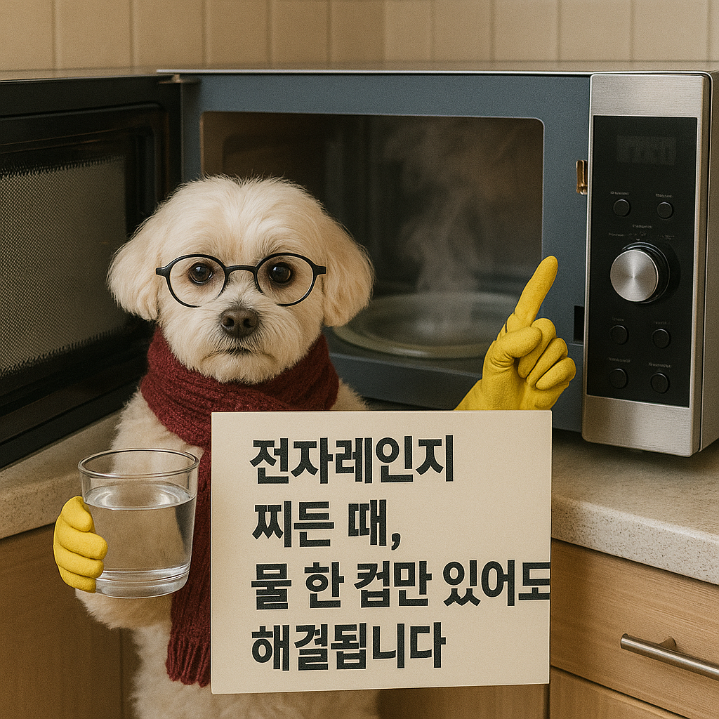 전자레인지 찌든 때