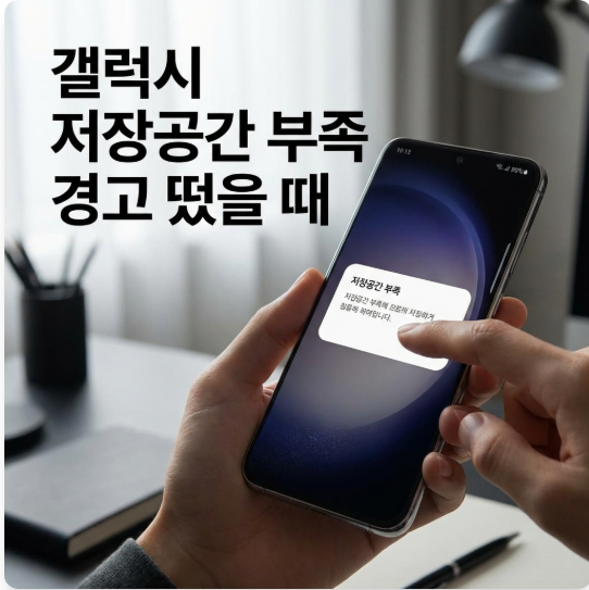 갤럭시 저장공간 부족