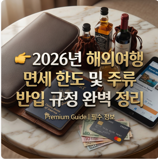 해외여행 면세 한도