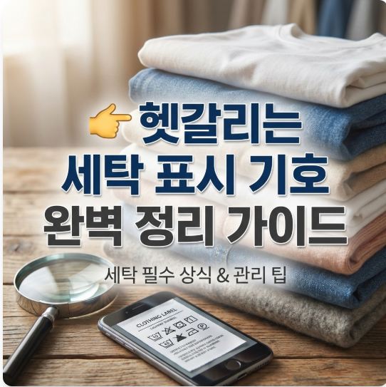 세탁 표시 기호