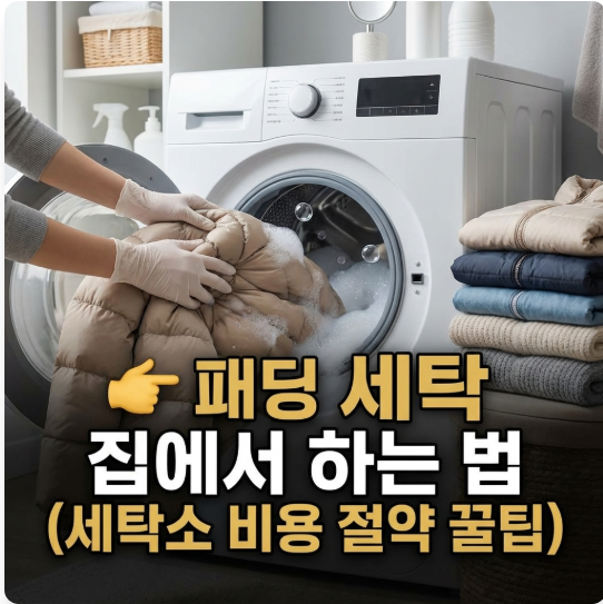 패딩 세탁법