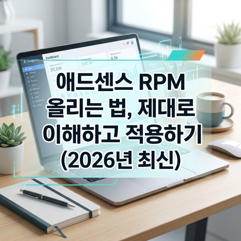애드센스 rpm 올리는 법