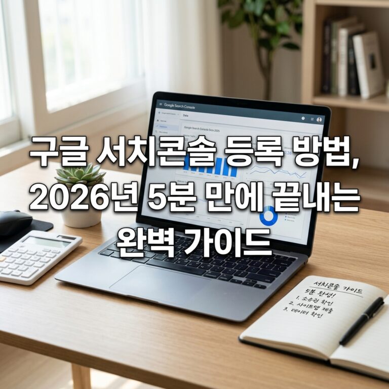 구글 서치콘솔 등록
