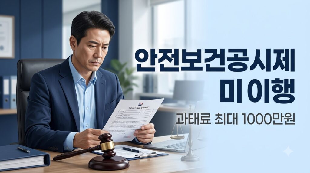 안전보건공시제 미이행