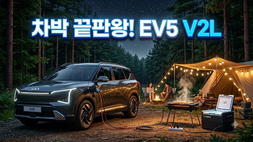 EV5 V2L 차박 활용법