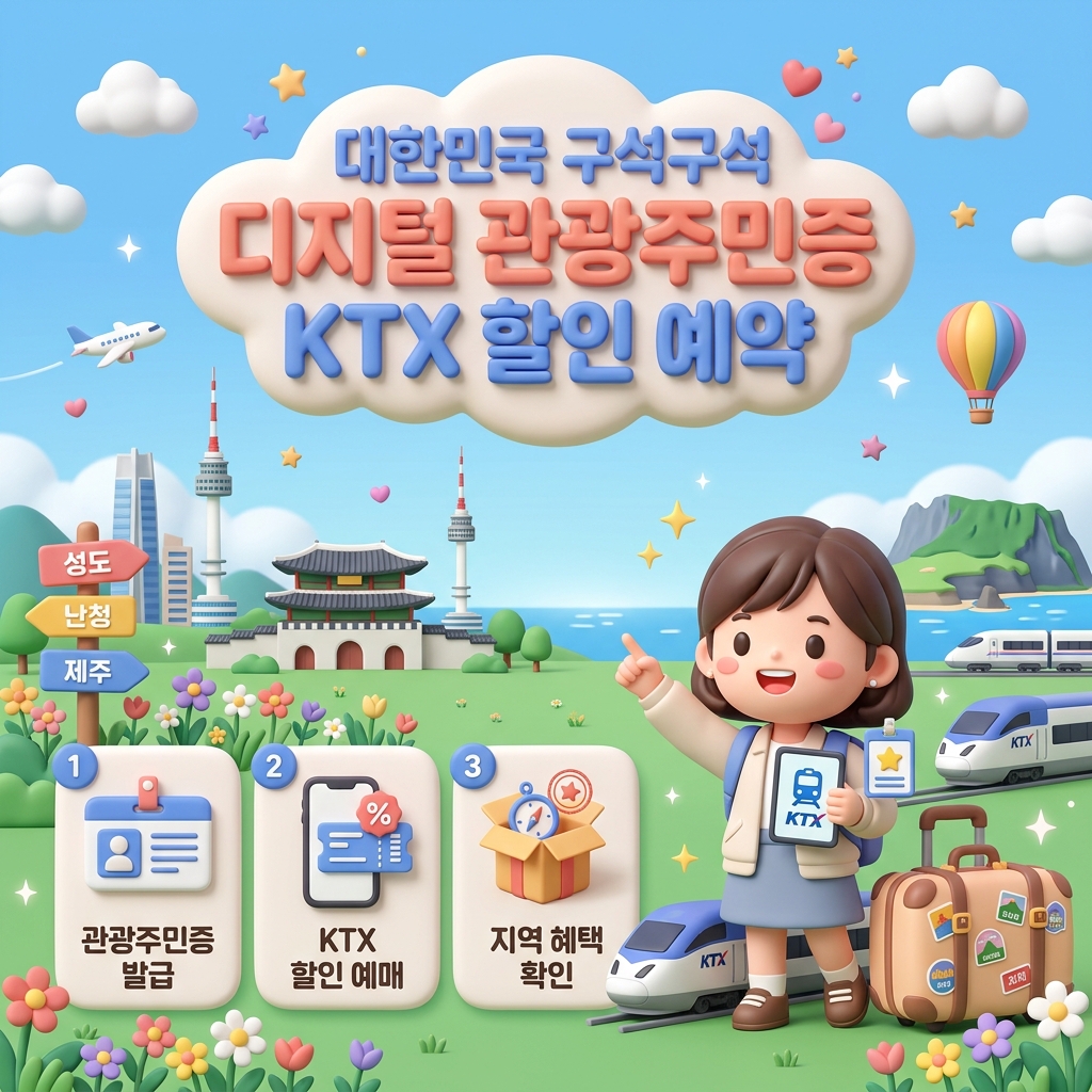 디지털 관광주민증 KTX 할인