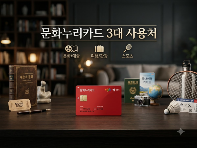 문화누리카드 사용처