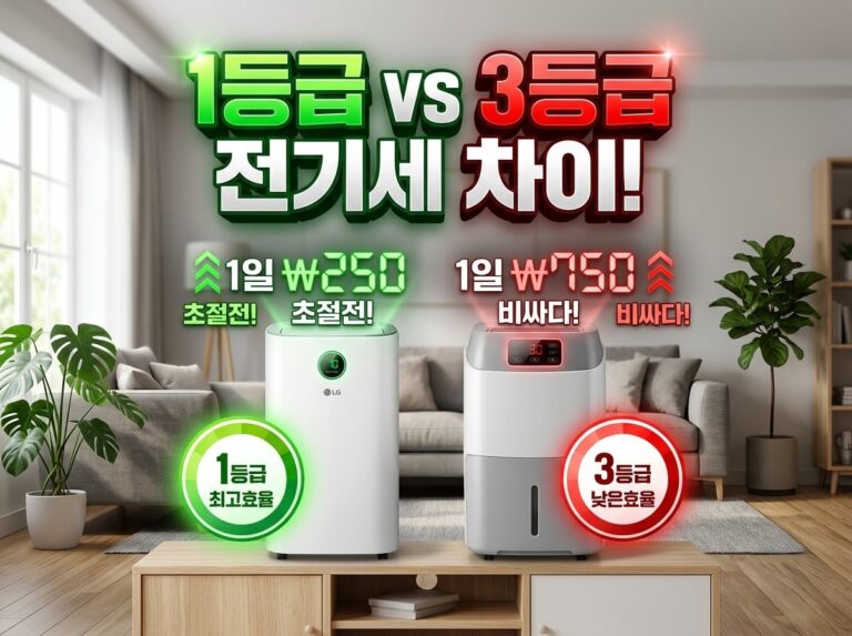 제습기 1등급 3등급 전기세