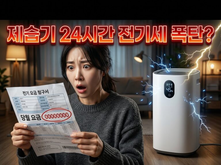 제습기 하루종일 전기세