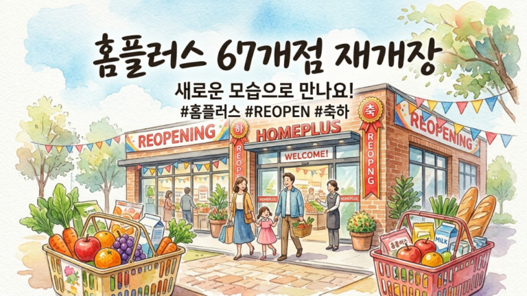 홈플러스 재개장
